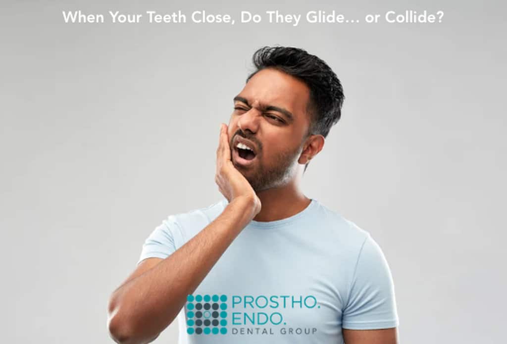 Teeth colliding like a zipper Prostho Endo Dental Group