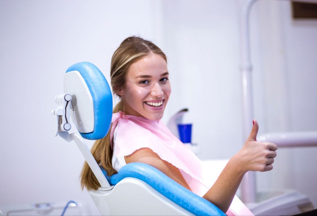 Happy Dental Patient - Catching Dental Issues Early Fix a cracked tooth at Prostho Endo
